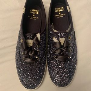 KEDS X Kate Spade New York Pewter Champion Glitter size 8.5M